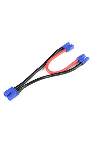 Revtec - Power Y-kabel - Serieel - EC-3 - 12AWG Siliconen-kabel - 12cm - 1 st
