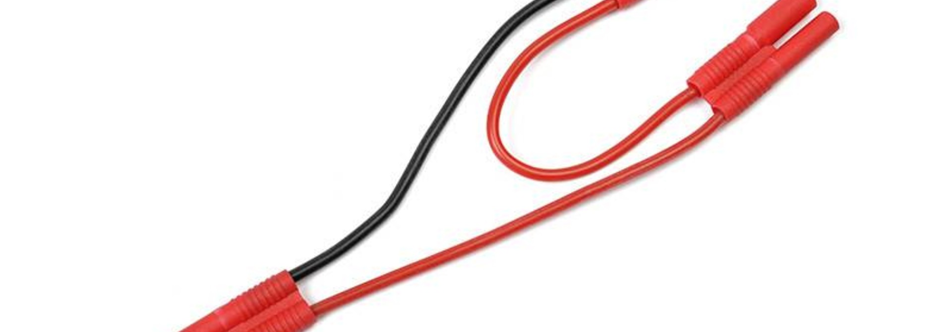 Revtec - Power Y-kabel - Serieel - 2mm Goudconnector - 20AWG Siliconen-kabel - 12cm - 1 st