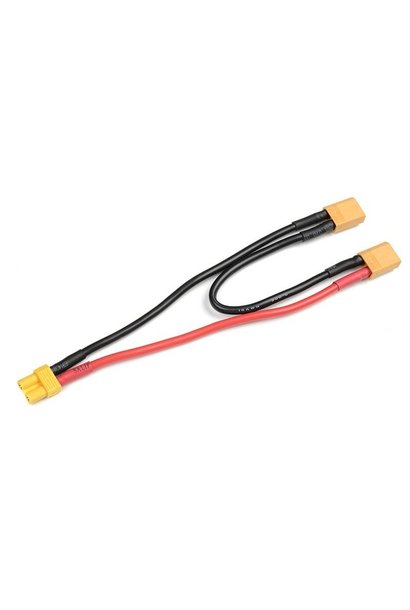 Revtec - Power Y-kabel - Serieel - XT-30 - 14AWG Siliconen-kabel - 12cm - 1 st