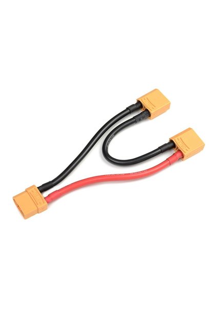 Revtec - Power Y-kabel - Serieel - XT-90 - 10AWG Siliconen-kabel - 12cm - 1 st