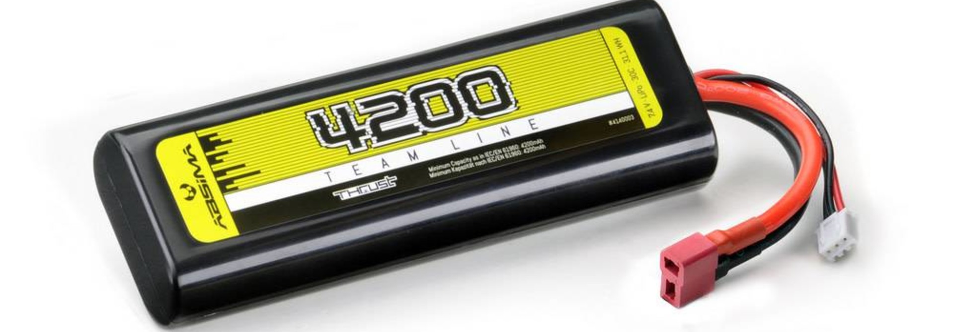 Lipo 2S 7,4V. 30C 4200 HC (T-Plug)