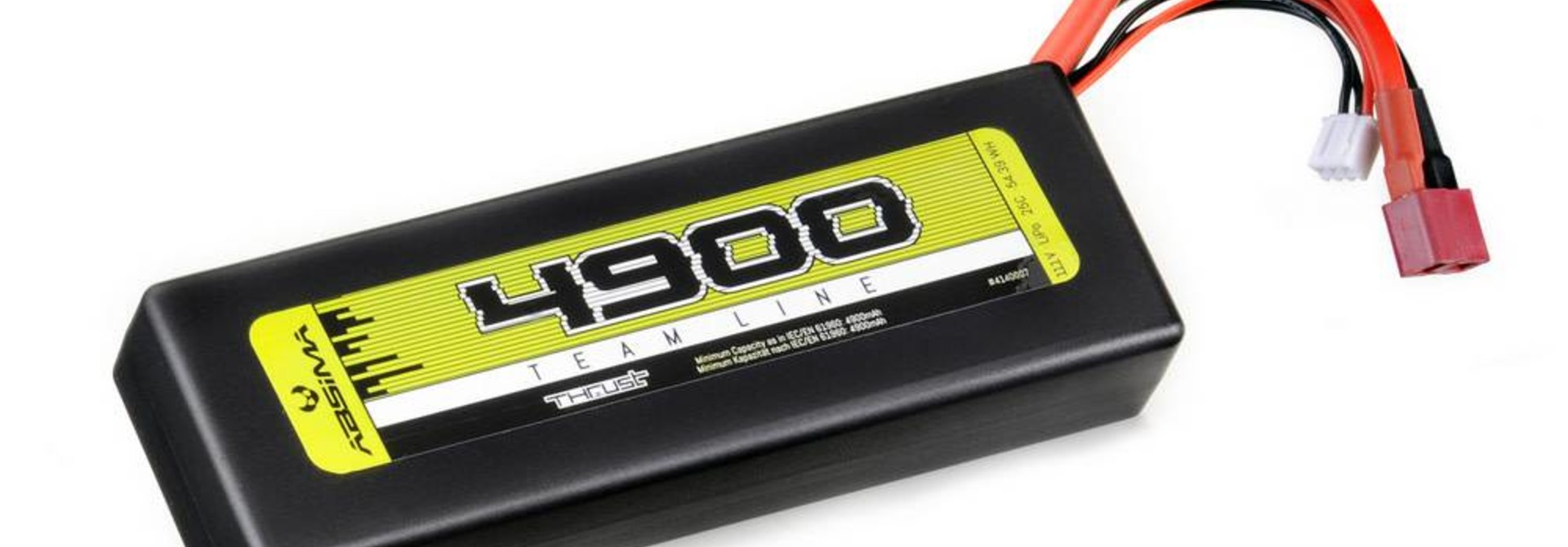 Lipo 3S 11,1V. 25C 4900 HC (T-Plug)