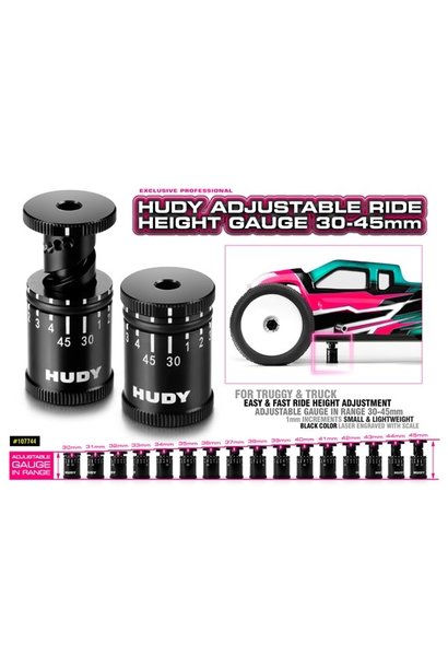 HUDY ADJUSTABLE RIDE HEIGHT GAUGE 30-45M