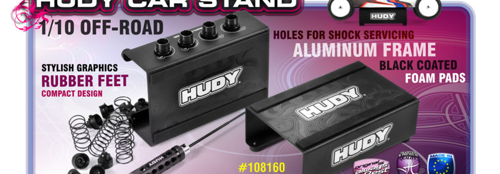 HUDY 1/10 OFF-ROAD CAR STAND. H108160