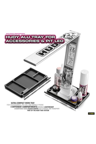 HUDY ALU TRAY FOR ACCESSORIES & PIT LED