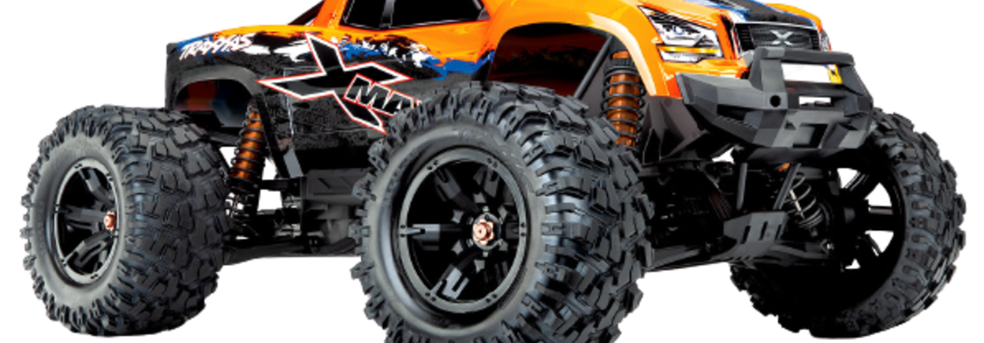 Traxxas X-Maxx 4WD VXL-8S Monstertruck TQi TSM (no battery/charger),  Orange V2 TRX77086-4O