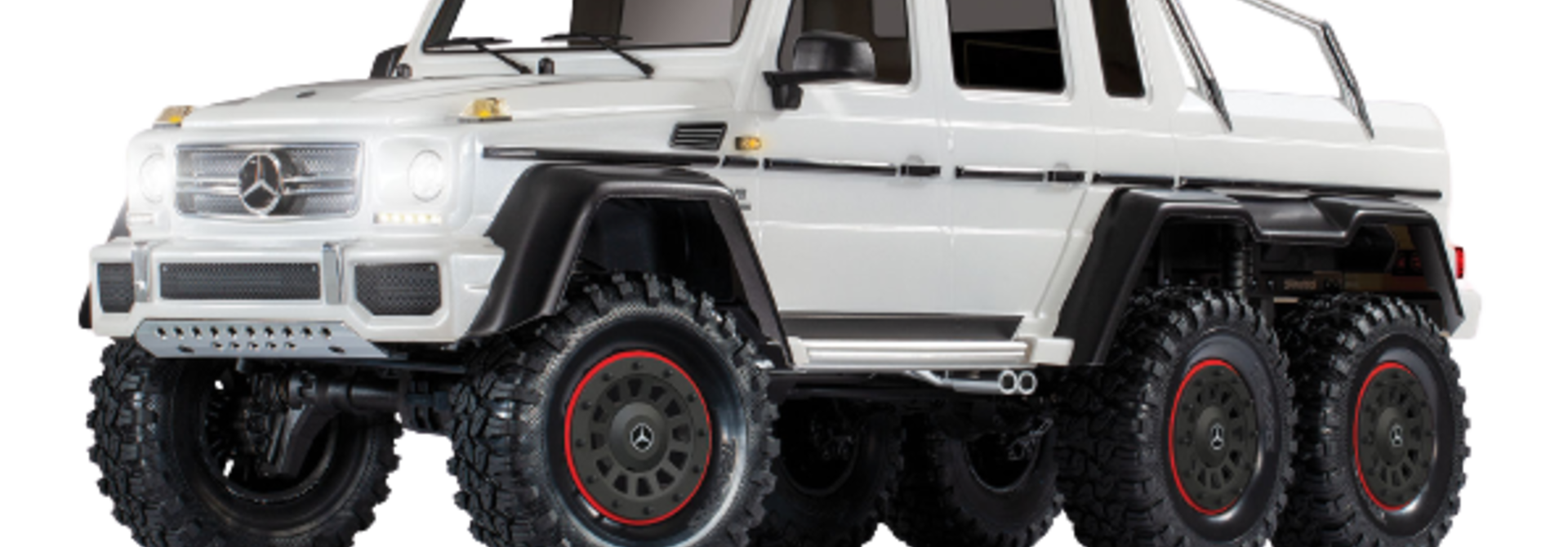 Traxxas TRX-6 Mercedes-Benz G 63 AMG Body 6X6 Electric Trail Truck White TRX 88096-4W