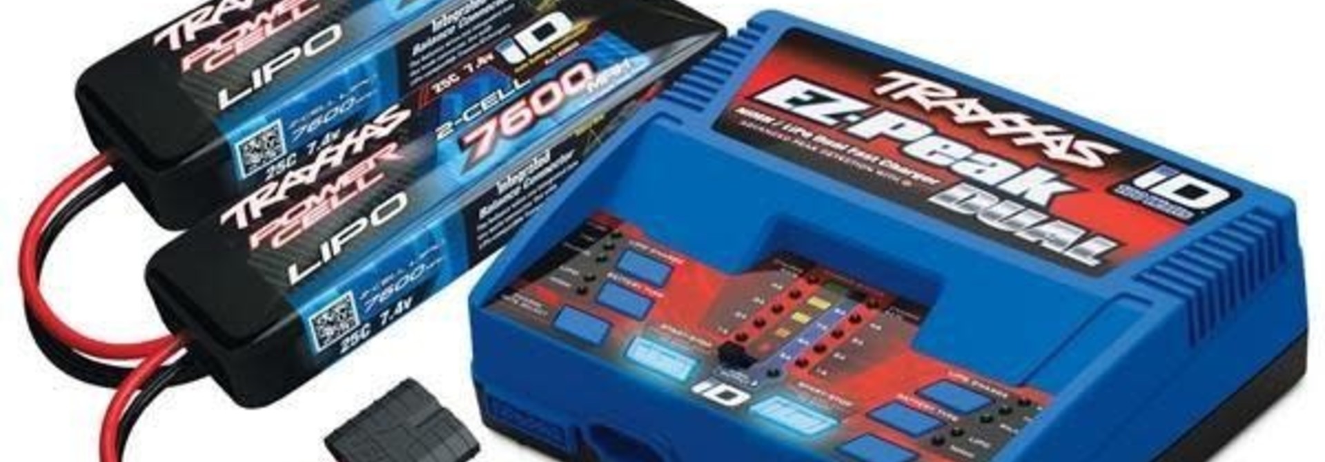 Traxxas 4S (2X 2869X 7.4V LiPO& 1X 2972GX duo charger