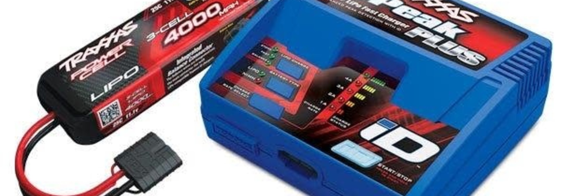 Traxxas 3S set (1X 2849X 11.1V LiPo & 1X 2970G ID charger,( TRX2994G)