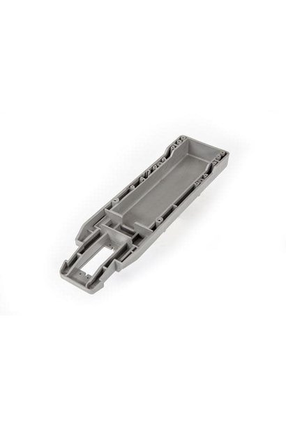 Main chassis (grey) (164mm long battery compartment) (fits both flat and hump style battery packs) (use only with #3626R ESC mounting plate)