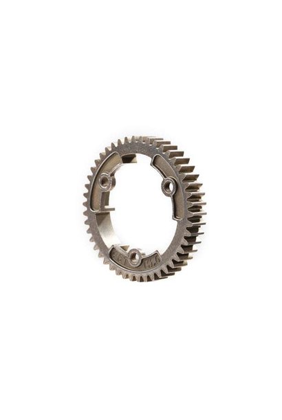 Spur gear, 46-tooth, steel (wide-face, 1.0 metric pitch) TRX6447R