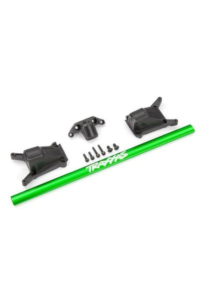 Chassis brace kit, Green (fits Rustler 4X4 and Slash 4X4 equipped with Low-CG chassis)