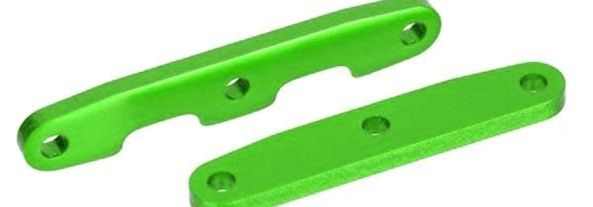 Bulkhead tie bars, front & rear, aluminum (green-anodized)