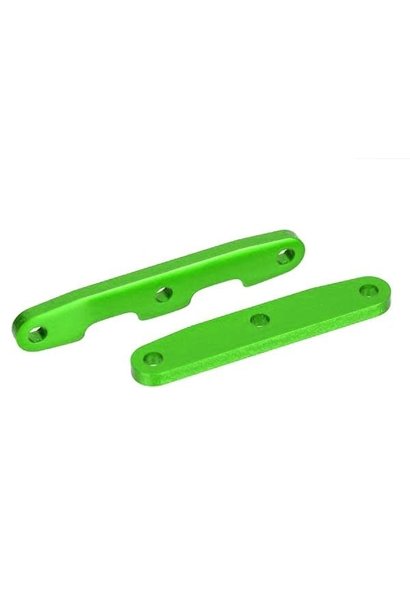 Bulkhead tie bars, front & rear, aluminum (green-anodized)