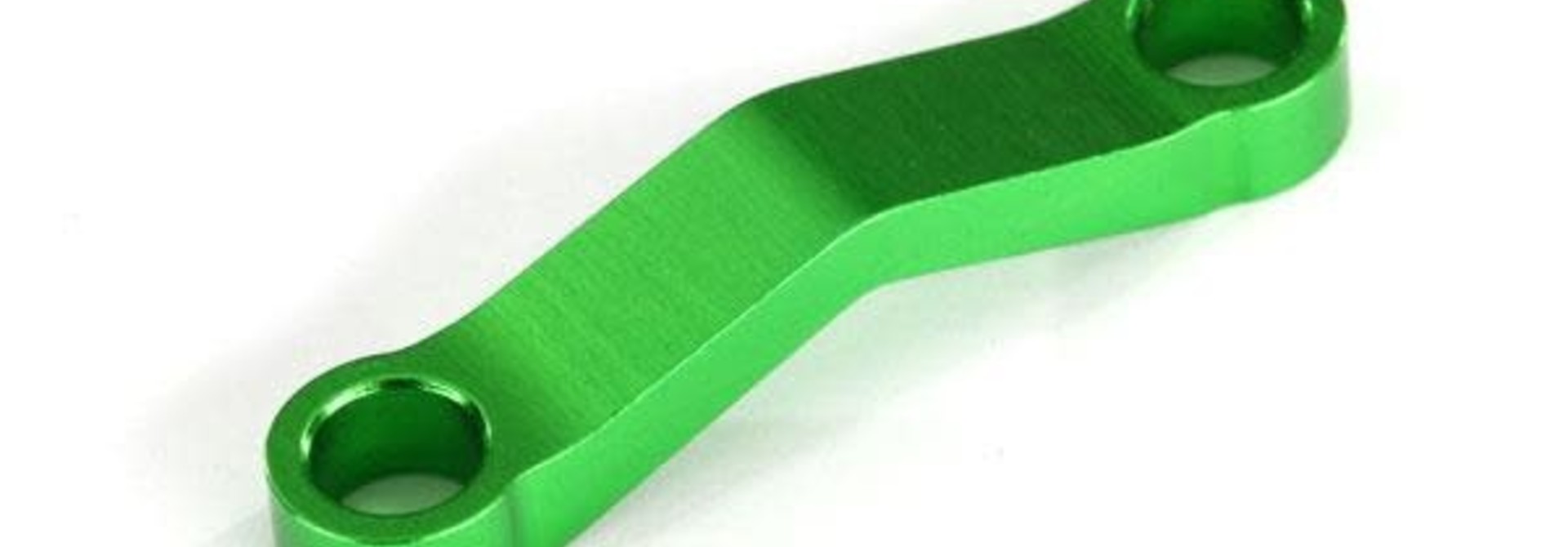 Drag link, machined 6061-T6 aluminum (green-anodized)