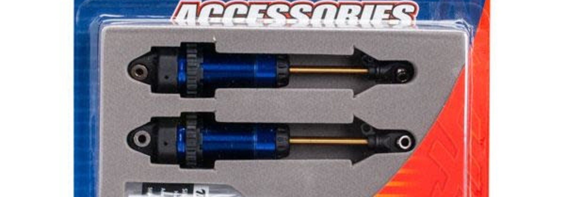 Shocks, GTR xx-long blue-anodized, PTFE-coated bodies with TiN shafts (fully ass
