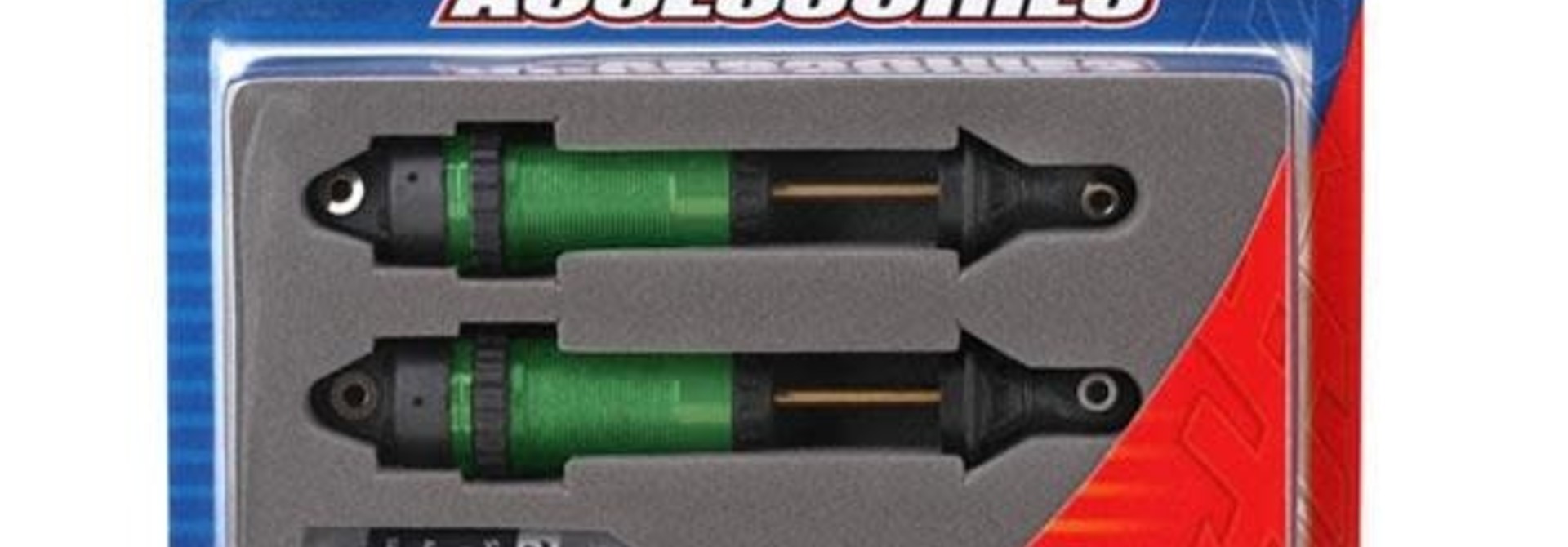 Shocks, GTR xx-long green-anodized, PTFEcoated bodies with TiN shafts (fully ass