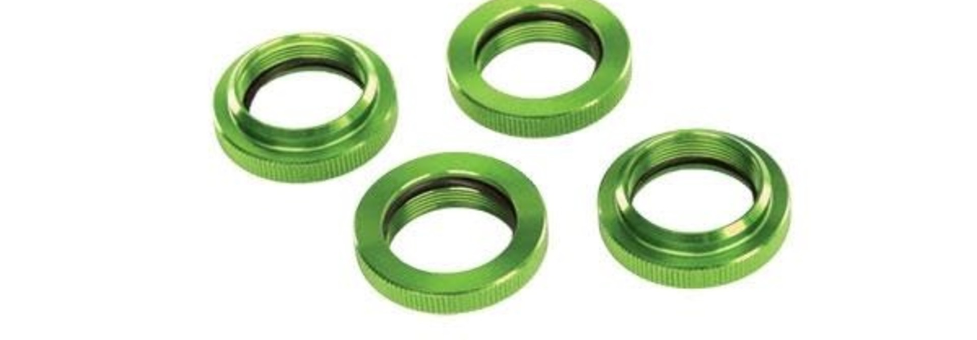 Spring retainer (adjuster), green-anodized aluminum, GTX sho, TRX7767G