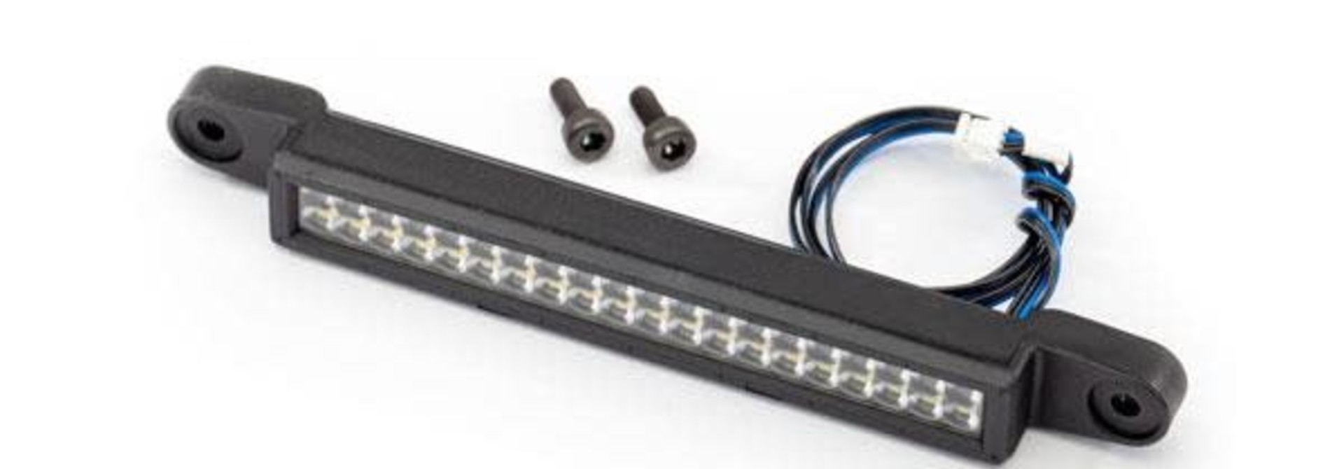 LED light bar, front (high-voltage) (40 white LEDs (double row), 82mm wide)