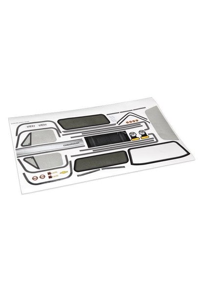 Decal sheet, Chevrolet Blazer (1979), TRX8131