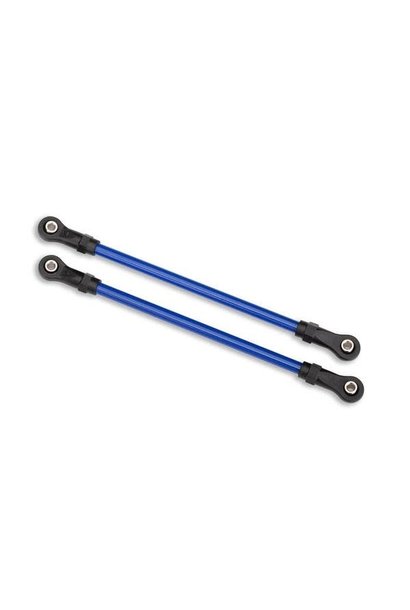 Suspension links, rear upper, blue (2) (5x115mm, powder coated steel) (assembled