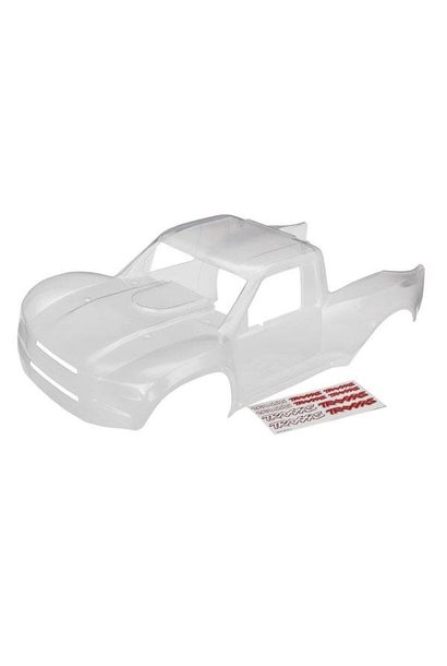 Body, Desert Racer (clear, trimmed, requires painting)/ decal sheet