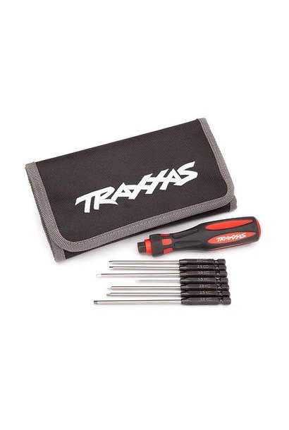 Traxxas Speed Bit Master Set, hex driver, 7-piece straight and ball end, include, TRX8711