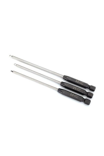 Traxxas Speed Bit Set, hex driver, 3-piece ball-end (2.0mm, 2.5mm, 3.0mm), 1/4', TRX8716X