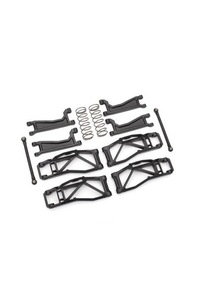 Suspension kit, WideMaxx, black,  includes extended outer half shafts