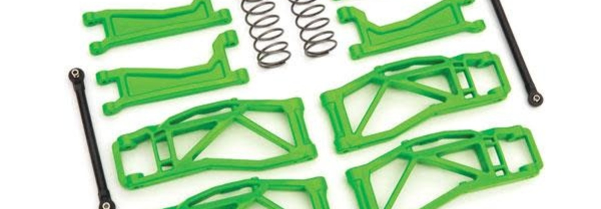 Suspension kit, WideMaxx, green, includes extended outer half shafts