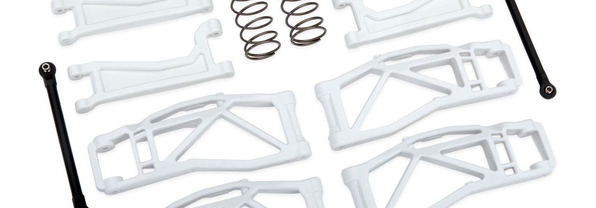 Suspension kit, WideMaxx, white, includes extended outer half shafts