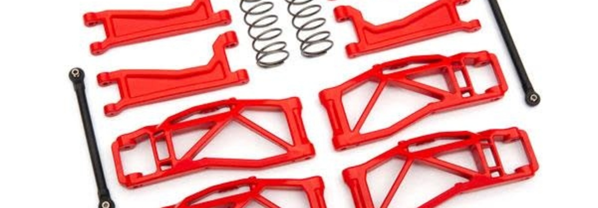 Suspension kit, WideMaxx, red, includes extended outer half shafts