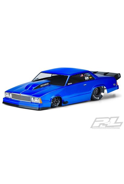 1978 Chevrolet Malibu Clear Body for Slash 2wd Drag Car & AE DR10