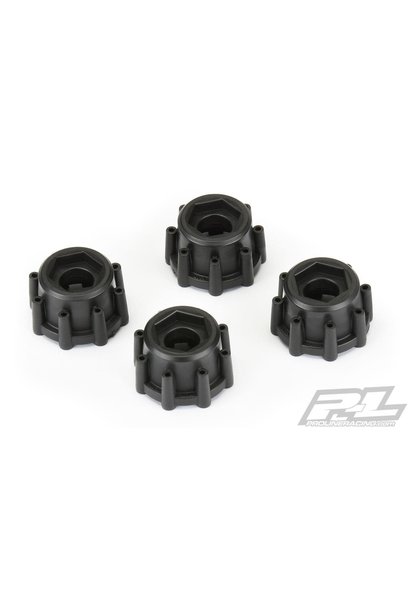 8x32 to 17mm Hex Adapters for 8x32 3.8" Wheels