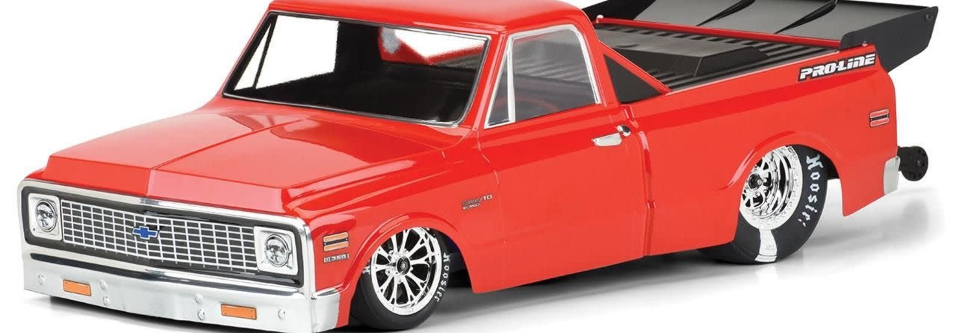 1972 Chevy C-10 Clear Body for Slash 2wd Drag Car & AE DR10 (with trimming) PR3557-00