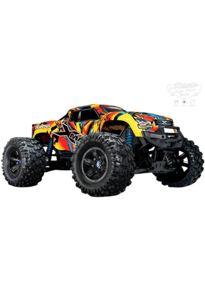 Traxxas X-Maxx 4WD VXL-8S Monstertruck TQi TSM (no battery/charger), Solar Flare V2 TRX77086-4SLRF