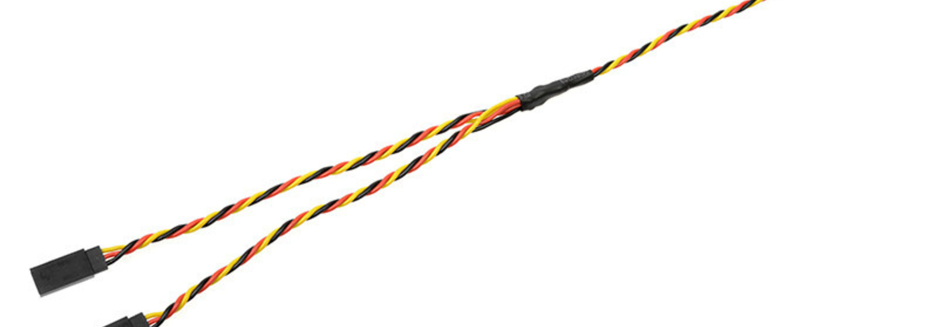 Revtec - Servo Y-kabel - Gedraaide kabel - JR/Hitec - 22AWG / 60 Strengen - 30cm - 1 st