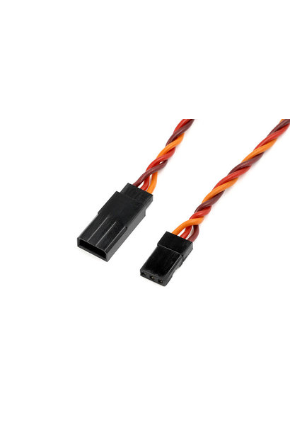 Revtec - Servo verlengkabel - Gedraaide kabel - JR/Hitec - 22AWG / 60 Strengen - 90cm - 1 st