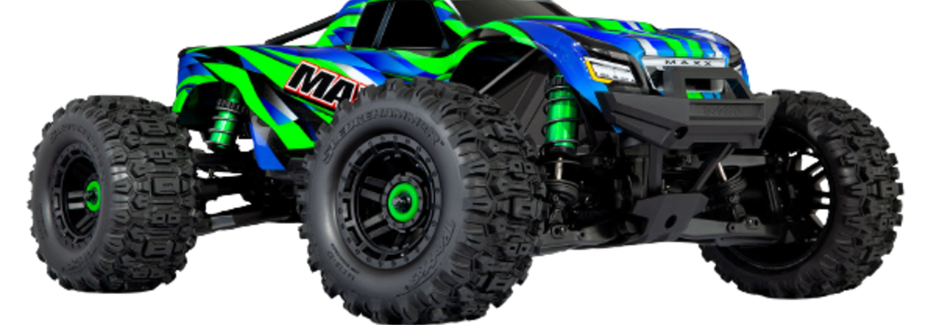 Traxxas Wide Maxx 1/10 Scale 4WD Brushless truck Green TRX89086-4GRN