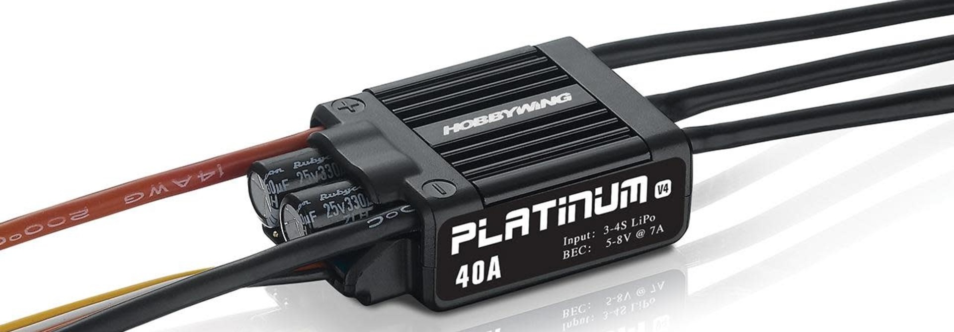 Hobbywing Platinum Pro 40A ESC V4 3-4s, 7A BEC