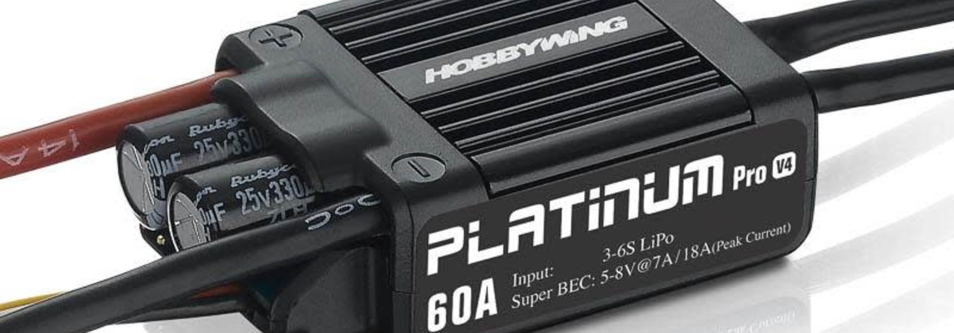 Hobbywing Platinum Pro 60A ESC V4 2-6s, 7A BEC