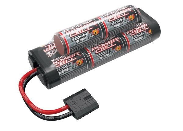 Battery, Series 5 Power Cell, 5000mAh (NiMH, 8-C hump, 9.6V), TRX2963X-1