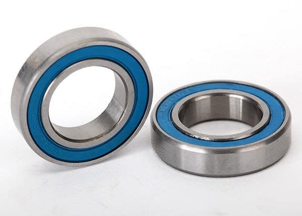 Ball bearings, blue rubber sealed (12x21x5mm) (2)-2