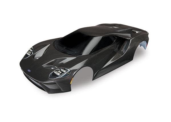 Body, Ford GT, black (painted, decals applied), TRX8311X-2