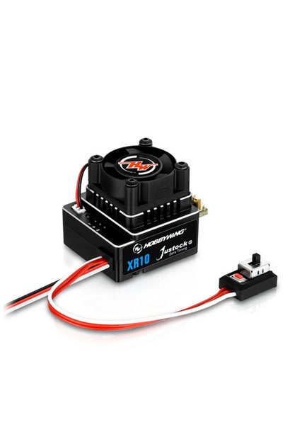 Hobbywing XeRun XR10 G3 Justock 1/10 ESC, 60A, Black, HW30112003