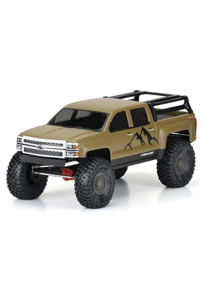 2015 Chevrolet Silverado Clear Body for 13.9" (353mm) Wheelbase Crawlers