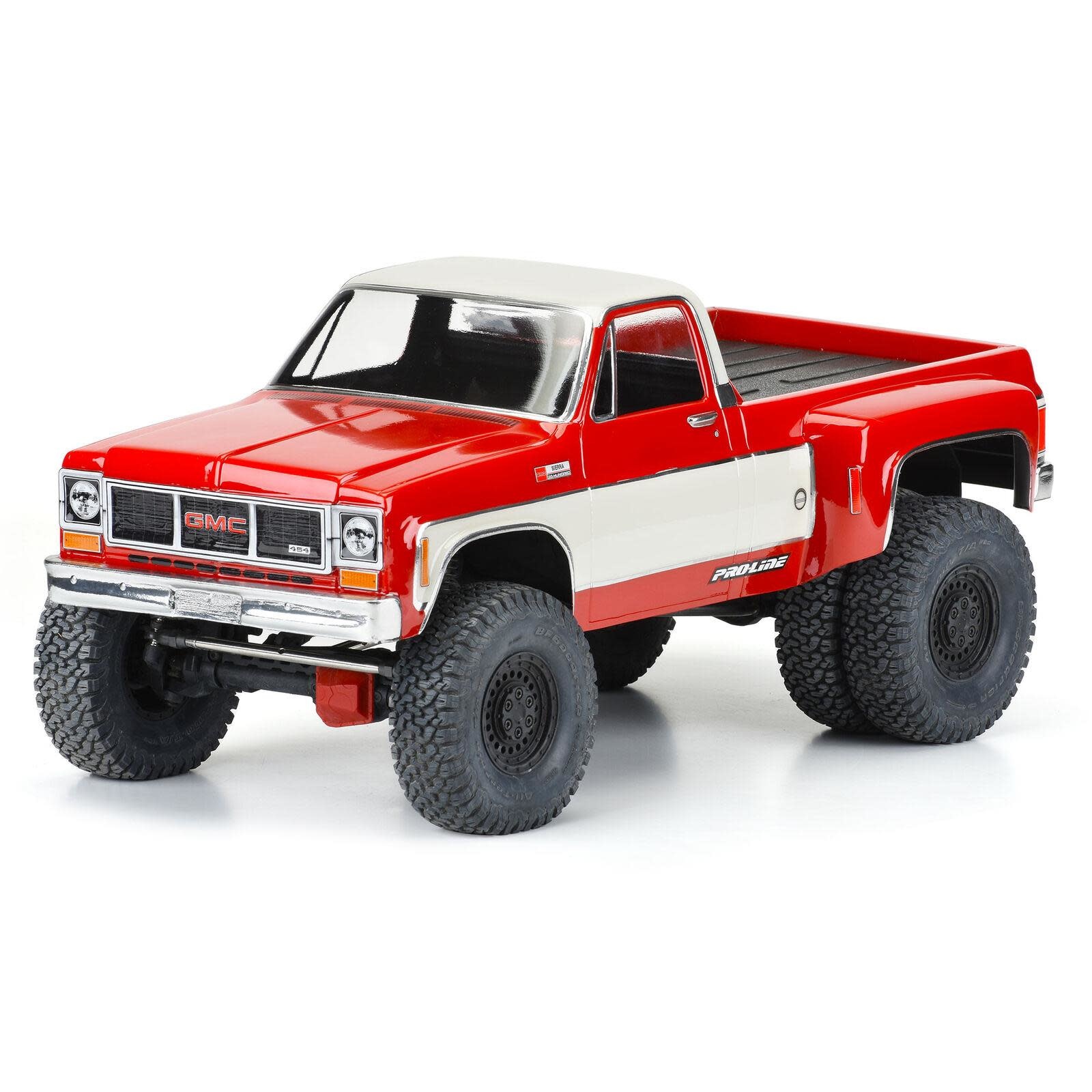 1973 GMC Sierra 3500 Clear Body for 12.3" (313mm) Wheelbase Scale Crawlers with PRO278600 Carbine Dually Wheels-2