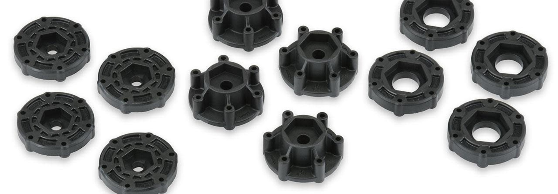 6x30 Optional SC Hex Adapters (12mm ProTrac, 14mm & 17mm) for Pro-Line 6x30 SC Wheels