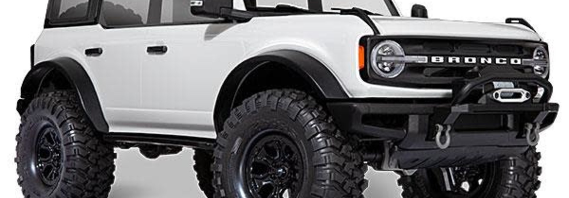 Traxxas TRX-4 Scale and Trail Crawler with 2021 Ford Bronco Body WHITE TRX92076-4WHT