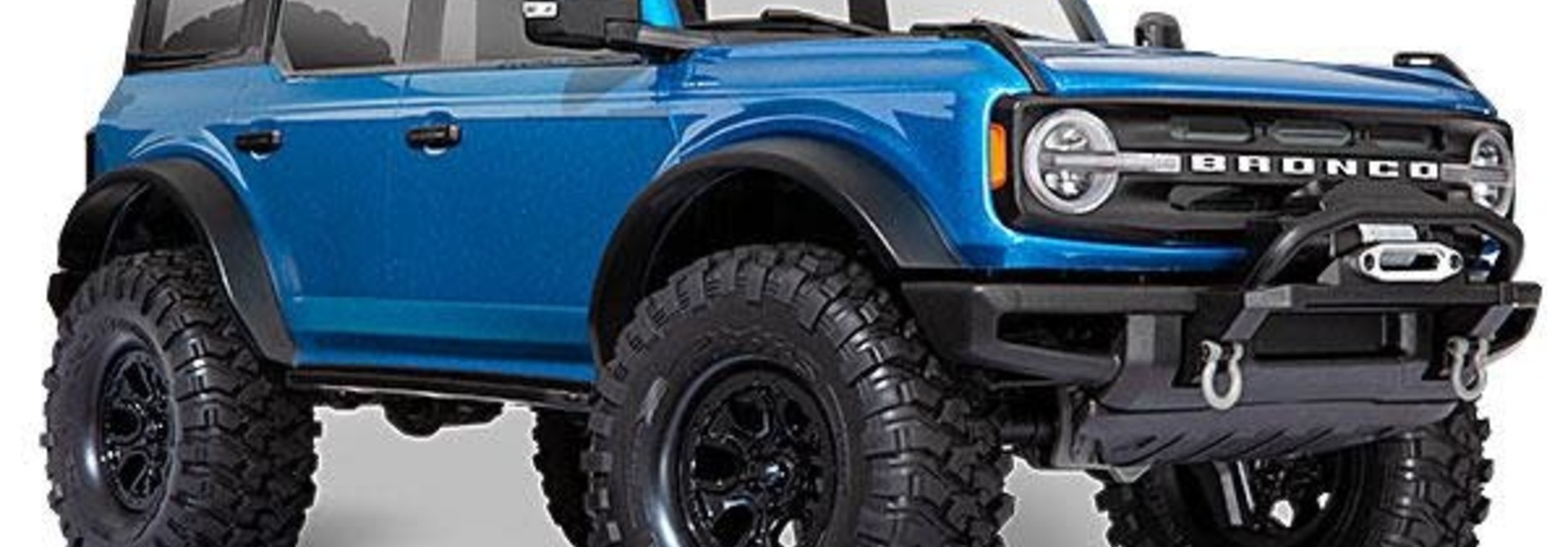 Traxxas TRX-4 Scale and Trail Crawler with 2021 Ford Bronco Body Velocity Bleu TRX92076-4VBLU